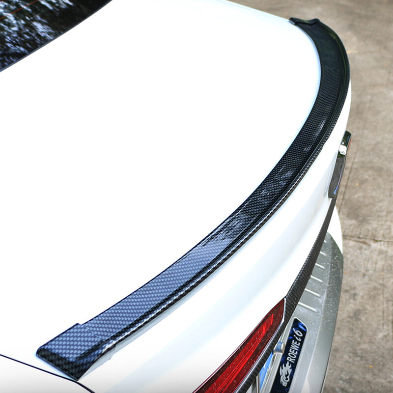 Uniwersalne Spoiler samochodu skrzydła Free perforowana tylna środkowa szyba dachowa pokrywa bagażnika Ducktail Lip Sedan Hatchback SUV akcesoria części