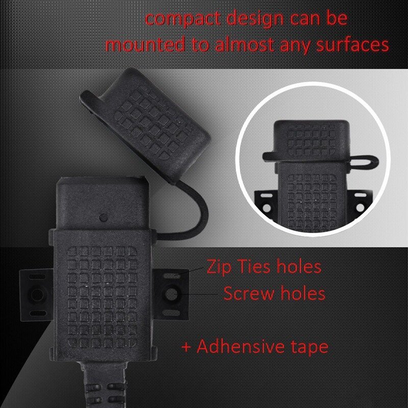 Sae zu USB-Kabel adapter mit Inline-Sicherung Motorrad wasserdichtes Ladegerät schnell 2.1a Schnell ladeans chluss für Telefon-Tablets 12-24V