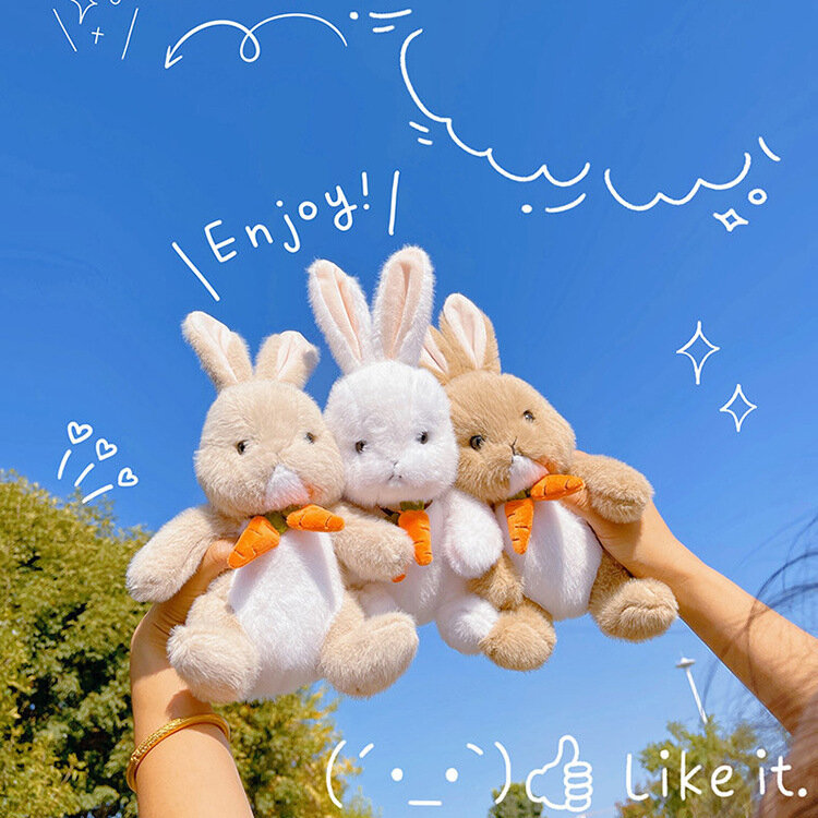 30cm Cartoon Radish Rabbit Plush Toy Kawaii Cute Soft Stuffed Animal Bunny Plush Doll Baby Pillow Birthday Gift For Girls