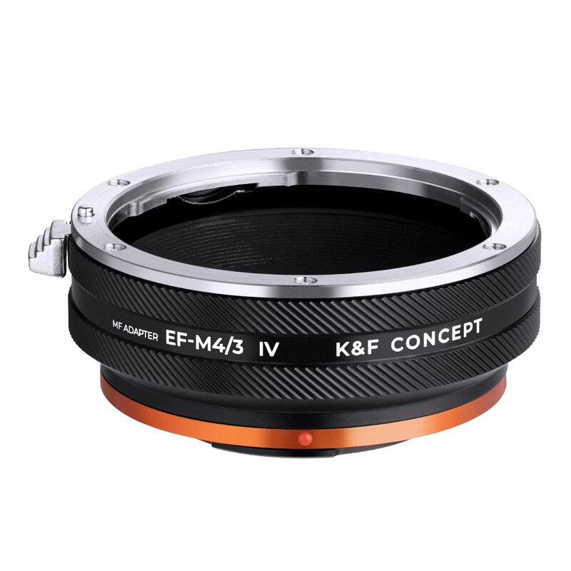 K & F Concept EF-M43 Canon EOS EF Mount Lens to M4/3 M43 Camera Adapter Ring per Micro 4/3 M43 MFT System Olympus Camera