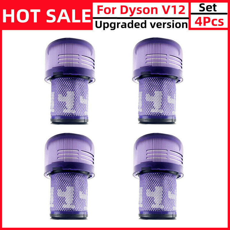 Adequado para Dyson V12 Aspirador, Elemento Filtrante, Acessórios De Malha, Filtro Traseiro
