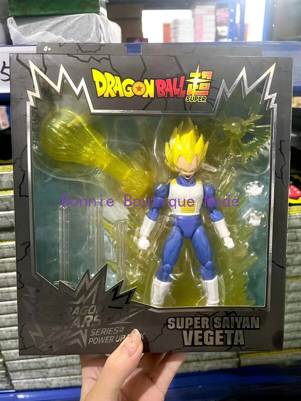 Bandai-Dragon Ball Super Saiyan Son Goku Boneca Móvel, Presente de Aniversário, Modelo de Coleção, Original, Em estoque
