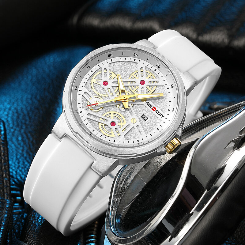 Casual Watch for Men reloj hombre Quartz Wristwatches Chronograph Sports Wristwatches Waterproof Luminous Calendar Men Clock