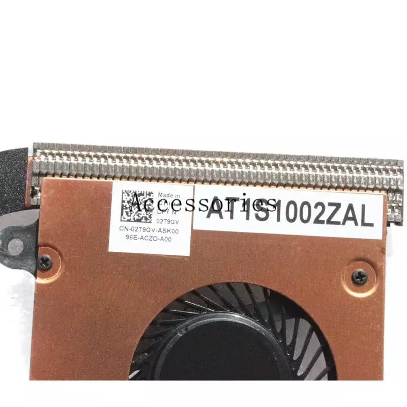 Nouveau ventilateur de refroidissement CPU pour ordinateur portable d'origine Fo DELL latitude 7480 7490 PCafe G 02T9GV Dissipateur thermique AT1S1002ZAL Stalon EG50040S1-C910-S9A