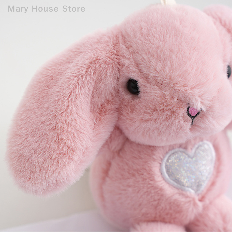 10/16cm Kawaii Cartoon Animal Stuffed Doll Plush Toy Cute Long Ear Rabbit Bunny Birthday Gift Christmas Present Party Decoration