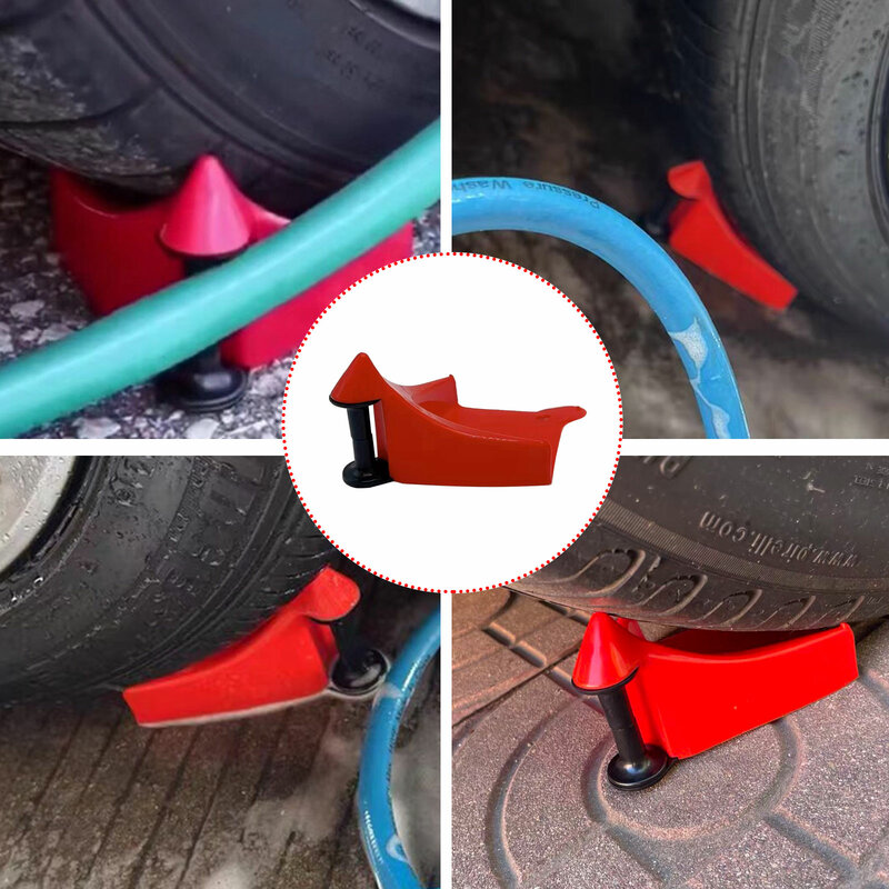 ปรับปรุง1/2 PACK สีแดงสไลด์ท่อยาง Wedge ล้างรถหลอด Anti-Pinch เครื่องมือ Hose Guides