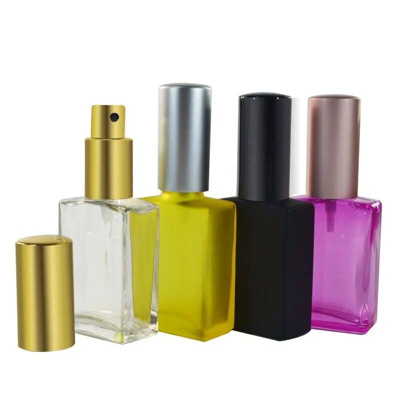 Leere Cosmeticos Farbe Ätherisches Öl Dropper Flaschen Spray Parfüm Make-Up Toner Matte Schwarz Weiß Hautpflege Container