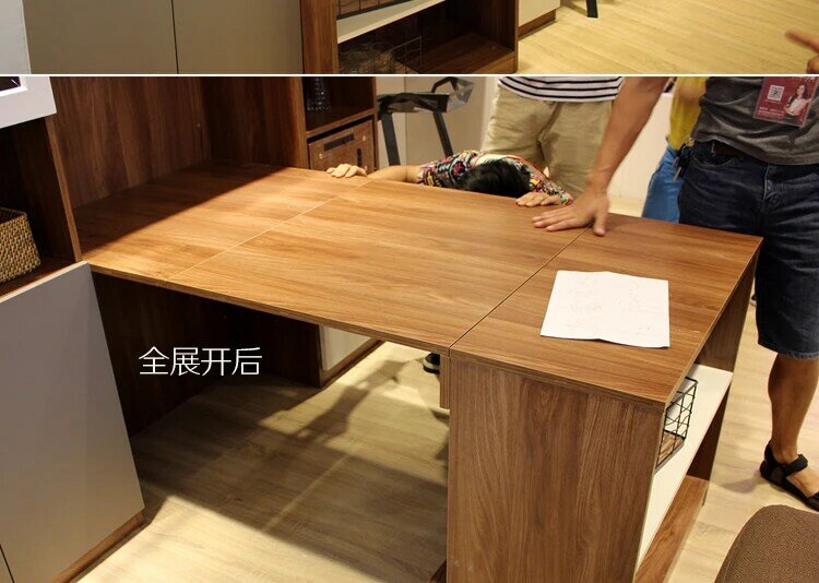 Hidden Flip Down Retractable Folding Table Hardware Fittings Invisible Table Desk Furniture Hardware Connection Slide