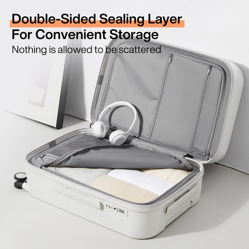 Mixi 2024 новый дизайн чемоданов для переноски багажа с чашкой держатель для телефона жесткий корпус багаж на колесиках чехол