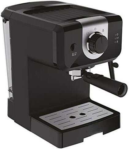 เครื่องชงกาแฟและกาแฟคาปูชิโน15ปั๊มขนาด1.5ลิตรสีดำ