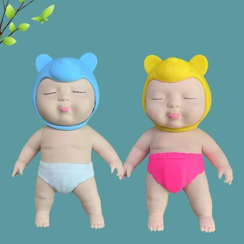10 ''บีบ Fidgets ตุ๊กตาเด็กทารกของเล่น TPR ยืดของเล่นความเครียด Reliever PARTY Favor PRESSURE Release ของเล่นสำนักงาน Prank