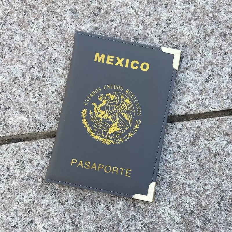 غطاء جواز سفر نيو مكسيكو للرجال والنساء ، غطاء جواز سفر من الجلد ، حامل بطاقة واقية ، اكسسوارات السفر