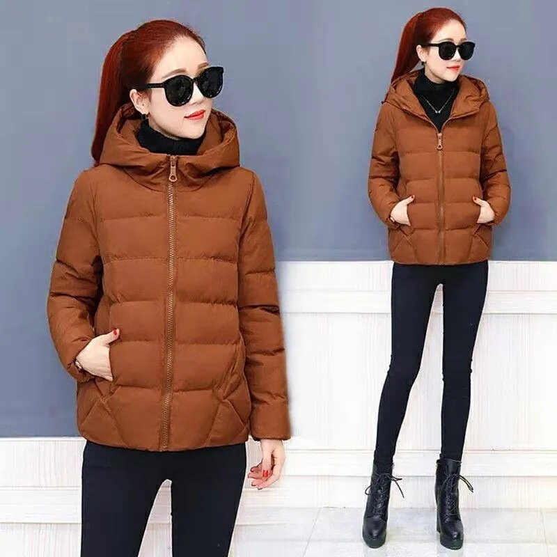 2024 겨울 여성 파카 재킷, 두꺼운 따뜻한 패턴 코트, 여성 겨울 재킷, 퍼퍼, 여성 스노우 아웃웨어, 신제품