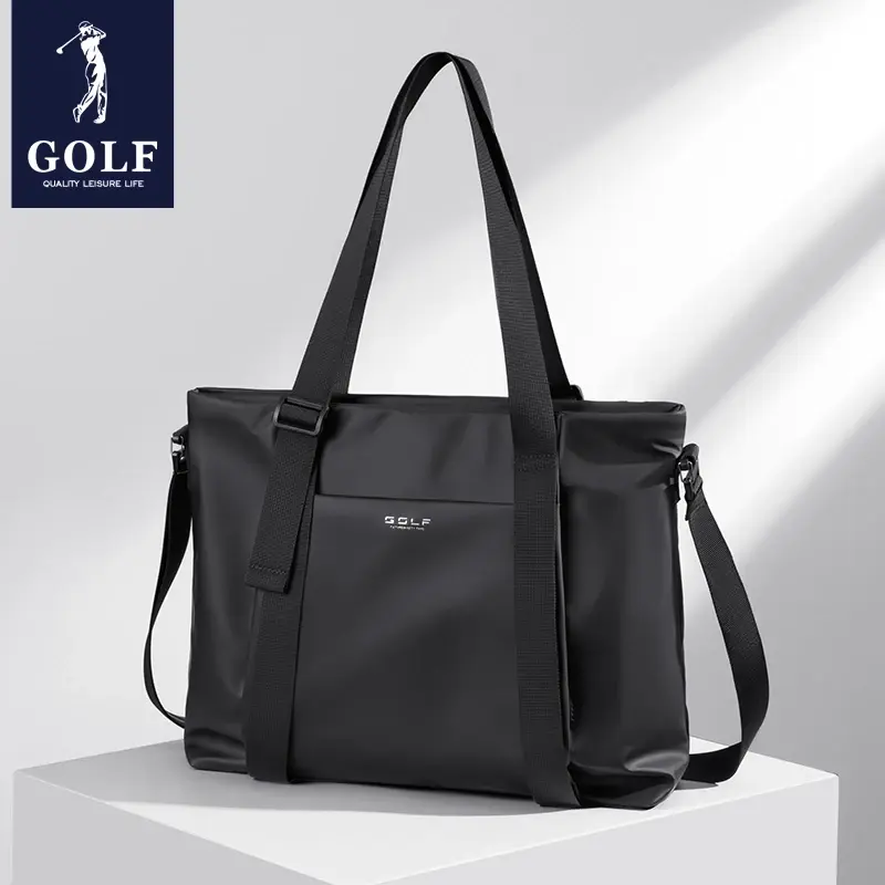 Golf Laptop Aktentasche Männer 15 Zoll Handtasche mit Schulter gurt große Kapazität Computer tasche wasserdichte Freizeit offizielle Taschen Store