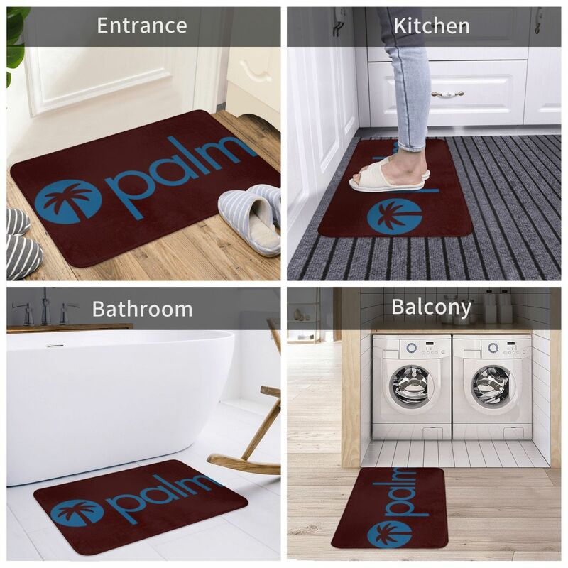 Palm Logo Doormat Kitchen Carpet Outdoor Rug Home Decoration