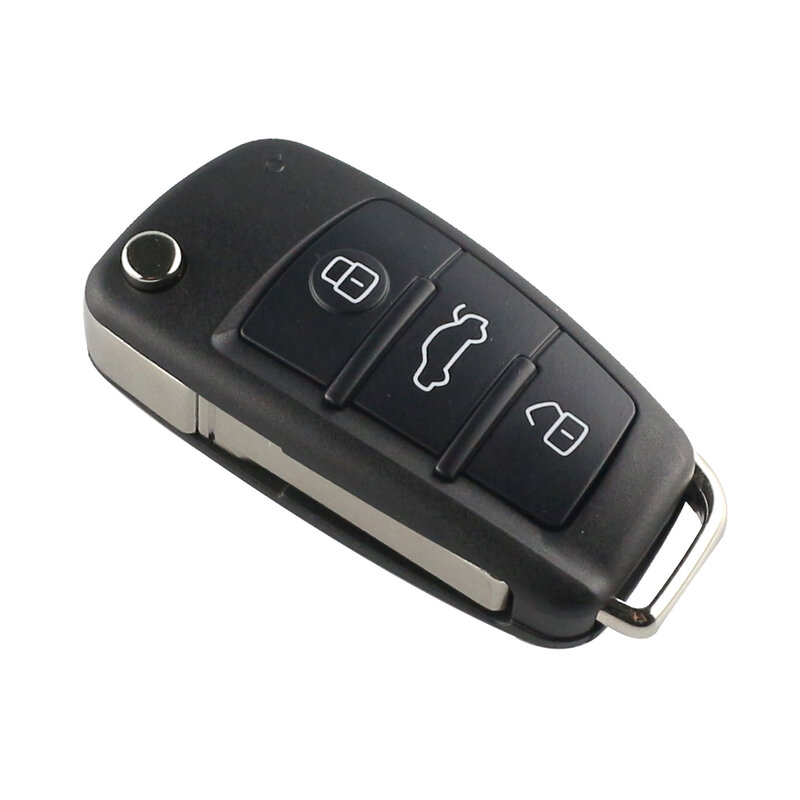 YIQIXIN 3 Button Foldable Remote Car Key Shell For Audi A2 A3 A4 A6 A6L A8 Q7 TT Key Fob Case Replacement