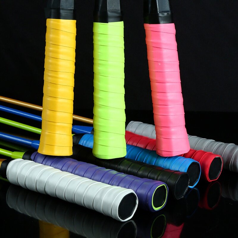 Raquete do tênis sobre o aperto, Overgrips da raquete do badminton, pegajoso, 14 cores