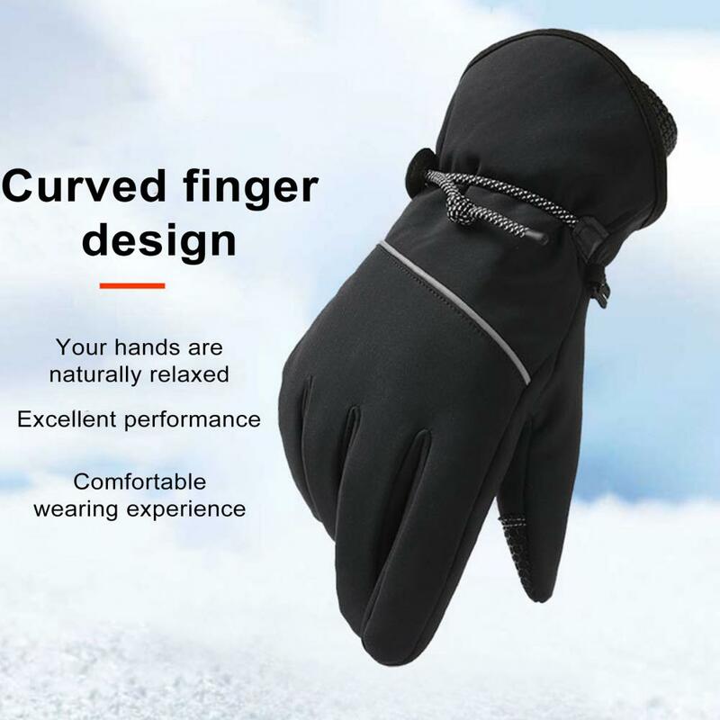 Wind dichte Thermo handschuhe Touchscreen-Handschuhe Winter-Fahrrad handschuhe mit wasserfestem Plüsch futter wind dichtes Thermo design