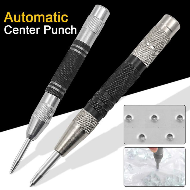 Automatische Centre Punch Einstellbar Frühling Geladen Automatische Punsch Allgemeine Metall Punch Werkzeug Holzbearbeitung Metall Bohrer Hand Werkzeuge Sets