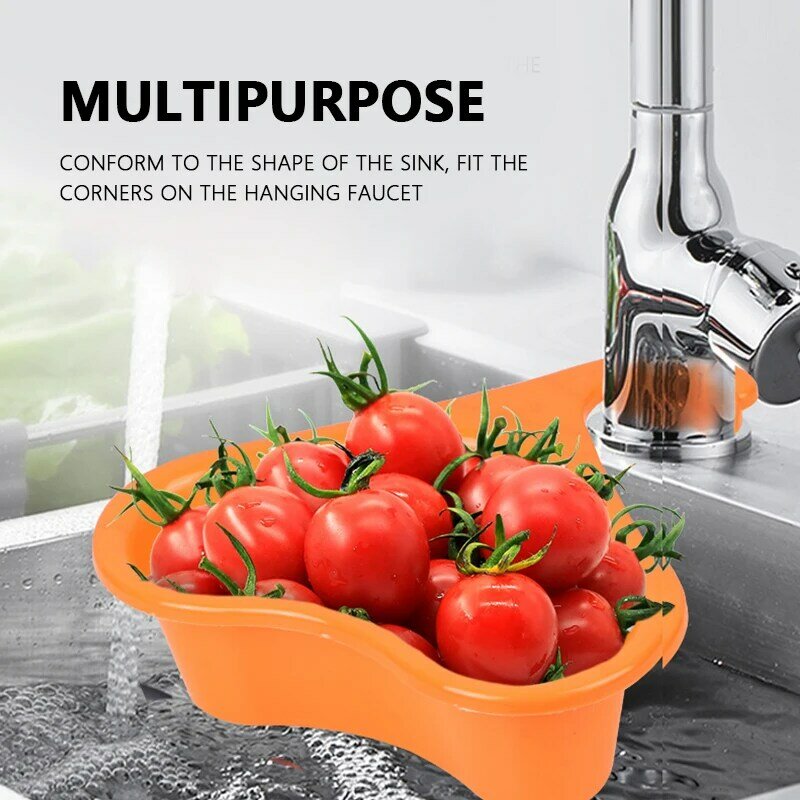 Panier de vidange multifonctionnel pour légumes et fruits, égouttoir d'évier, accessoires de cuisine