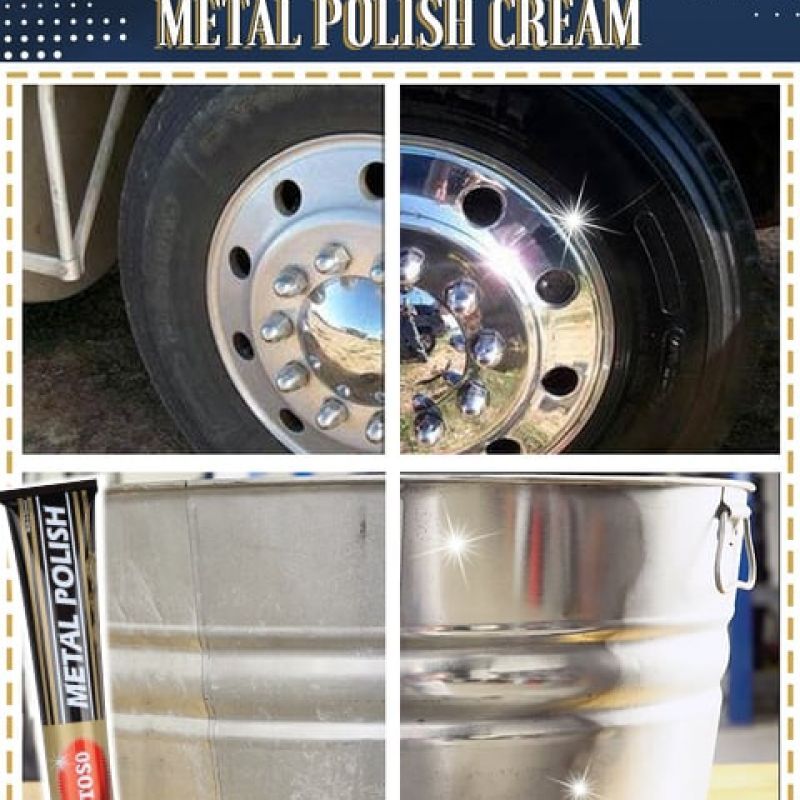Nuovo agente lucidante per mozzo automobilistico 50g Ultimate Metal Polish Cream per rame ottone cromo argento Sterling alluminio