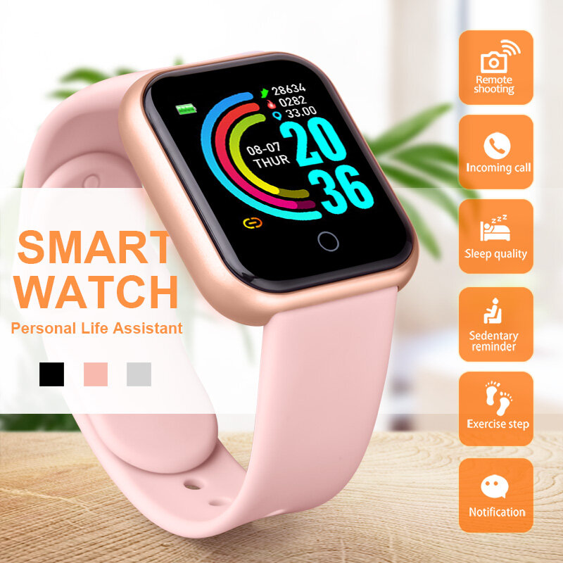 Smart Watch Kids Waterproof Fitness Sport LED Digital Electronics Watch for Children Boys Girls Students 8-15 years old Watches