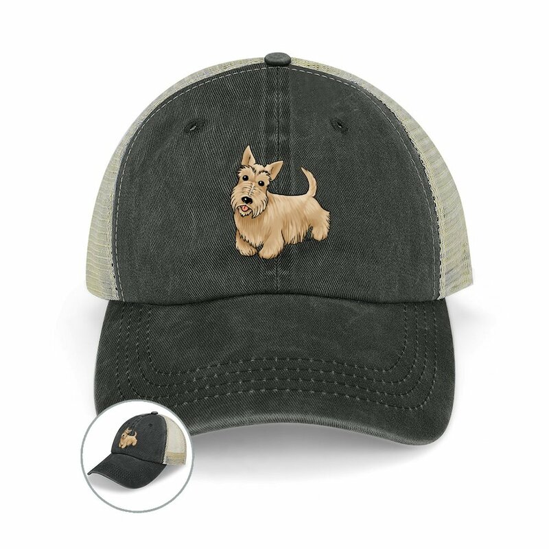 Шотландская ковбойская шляпа Terrier-Wheaten, пляжная шляпа для отца, Прямая поставка для женщин и мужчин