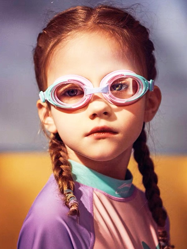 نظارات سباحة مضادة للماء للضباب ، عدسات ملونة احترافية ، نظارات أطفال ، نظارات أطفال