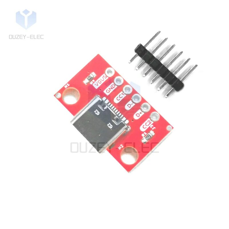 USB 3.1 Type-C Connector Board Female Test PCB Board Adapter Connector Socket For Data Transfer Power Adapter