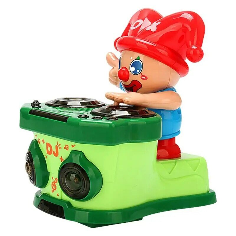 Электрическая танцевальная игрушка, электрическая Интерактивная музыкальная игрушка-качели клоуна, фигурка клоуна для раннего обучения, улучшенный мотор