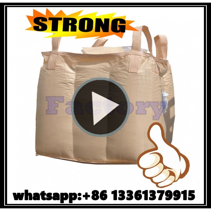 Kunden spezifisches Produkt 、 Fabrik Direkt verkauf 1000kg 2200lbs schwere Big Bag Jumbo Fibc Tonne Taschen