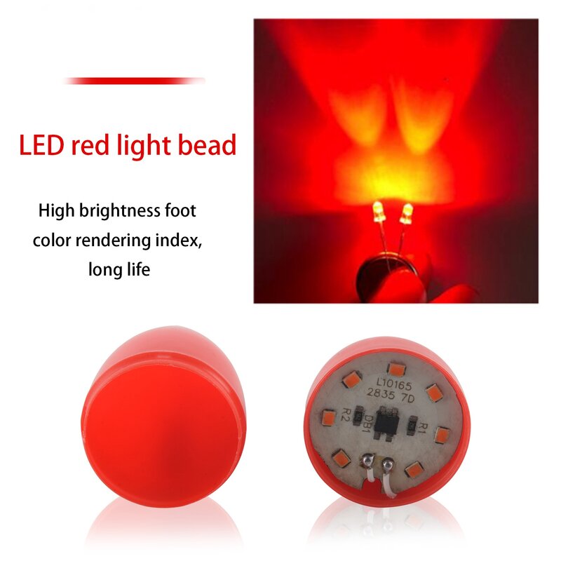 Ampoules à bougie LED à économie d'énergie, lampe de fortune rouge, lumières de Dieu, E14