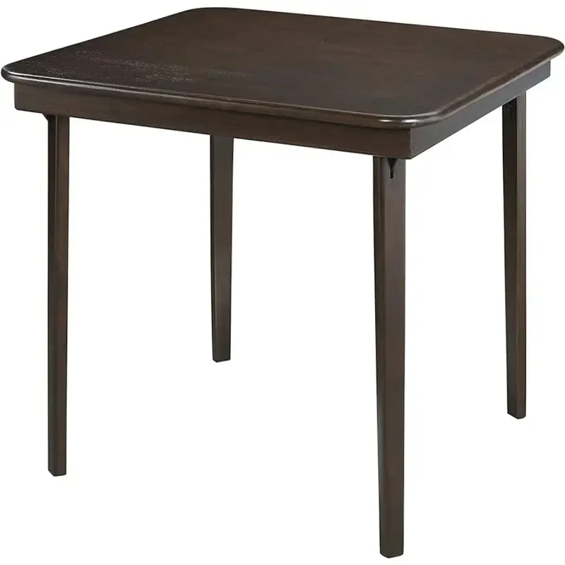 Meja lipat 32D inci, meja makan 70.9 inci, meja makan persegi panjang besar furnitur dapur, sisi lurus espresso dalam ruangan