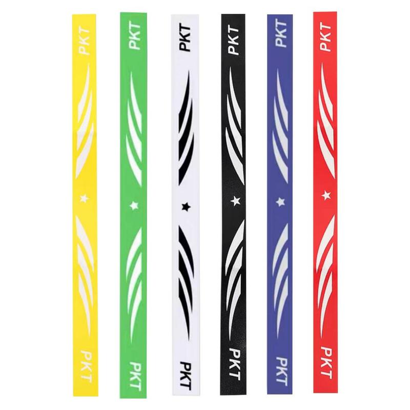 Samoprzylepne paletka do badmintona ochraniacz na krawędzie akcesoria odporne na farbę z taśmy ubranie sportowe sprzęt do badmintona anty O1x5