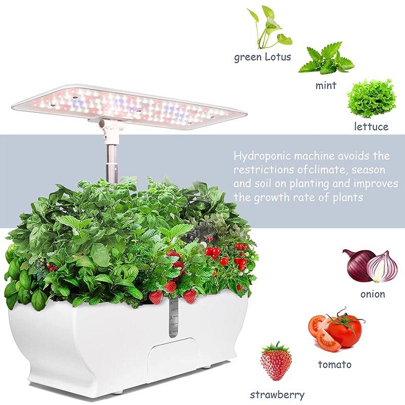 Sistema de cultivo hidropónico automático, macetero inteligente para interior, jardín Vertical Artificial, sistema de cultivo hidropónico para invernadero