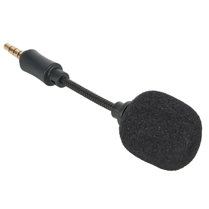 Ruisonderdrukking Mini Microfoon Zwart Mobiele Telefoon Computerinstrumenten Omnidirectionele Recorder Voor Geluidskaart Mic
