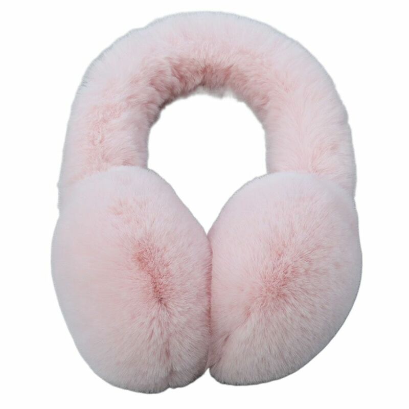Miękkie nauszniki zimowe puszyste pluszowe nauszniki przytulne ciepłe podgrzewacze uszu mężczyźni kobiety