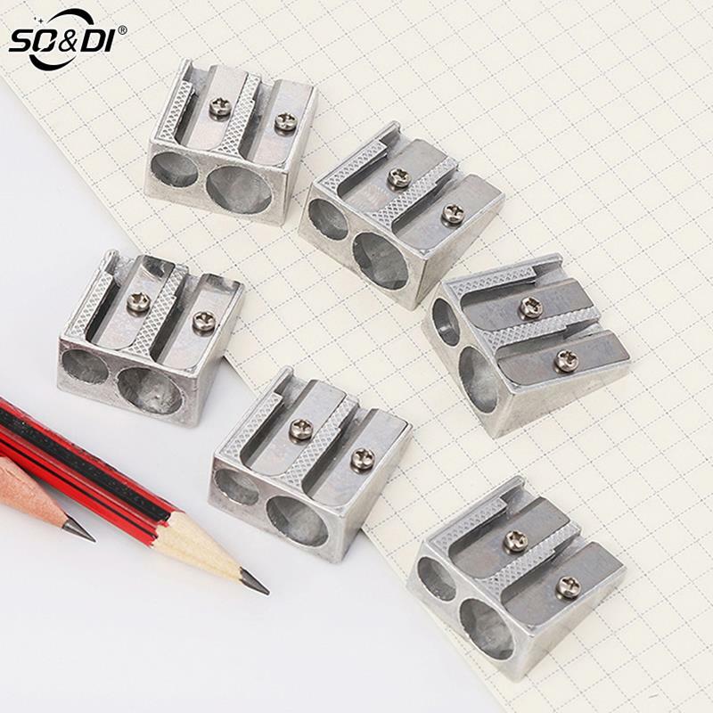 2 Holes Pencil Sharpener Multi-functional Kids Sharpener For Charcoal Writing Sketch Drawing Learning Tools School Supplies