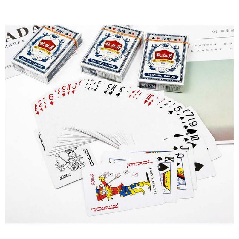 Wodoodporne karty do gry dla dorosłych, gry planszowe, karty do pokera, łatwe do tasowania, impreza rodzinna, nowy wzór