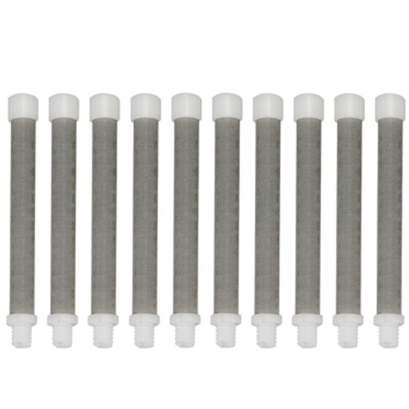 10Pc Airless Filter 60 Mesh Airless Spray Filter 304 Stainless Steel For Wagner Airless Paint Spray Corrosion Resistance