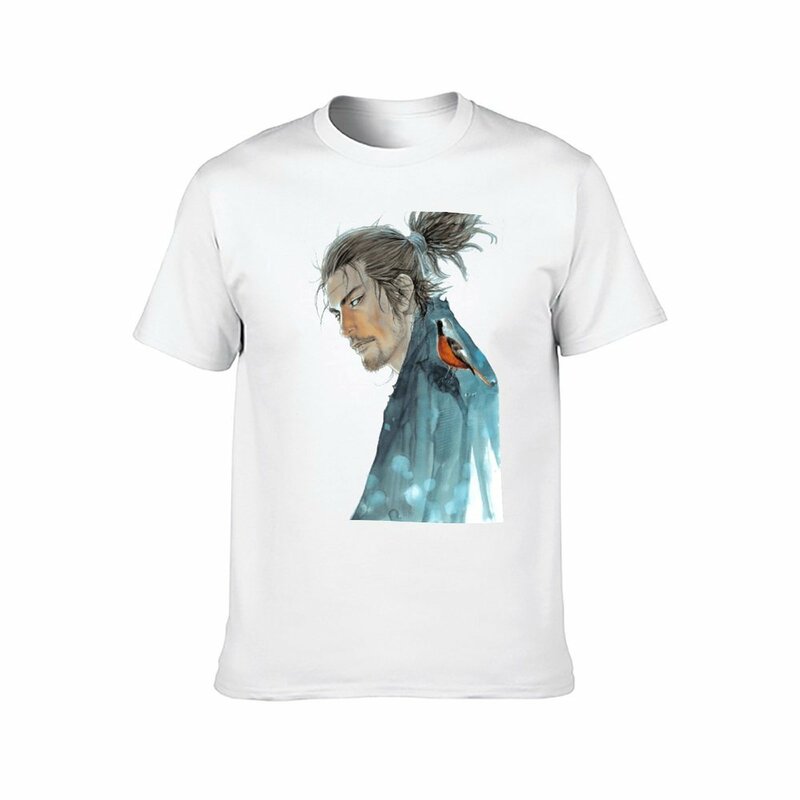 Miyamoto Musashi T-Shirt, Gola redonda, Humor de movimento, Top gráfico, Tee Novidade, Casa, Eur Tamanho, Tamanho grande