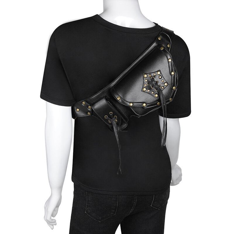 Women's bag Steampunk Men's Tactical Bag Outdoor Cycling Waist Bag Female Mobile Phone Bag Fanny Pack Belt Bag Bum Bag Chest Bag