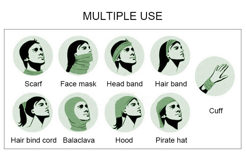 Kamuflaż maska kolarska na twarz taktyczny wojskowy szalik ocieplacz na szyję mężczyźni bez szwu Bandana kobiety z pałąkiem na głowę kominiarka Tube osłona twarzy