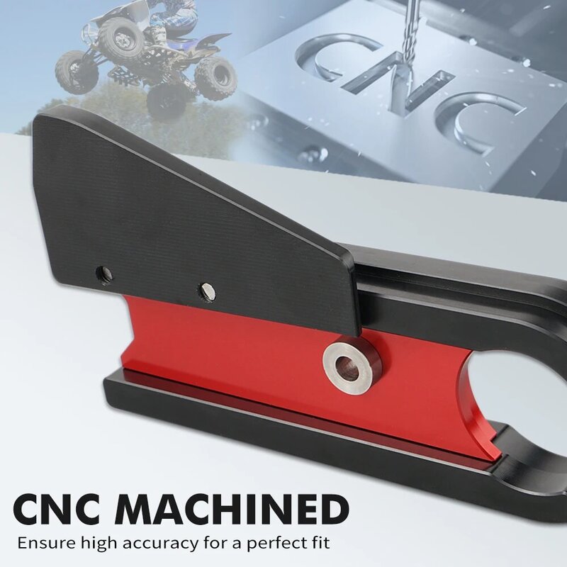 NICECNC ATV 스윙 암 스윙 암 체인 가이드 슬라이더 씰 가드 프로텍터 YAMAHA YFZ450R 용 YFZ 450R 2009-2022 빌렛 알루미늄