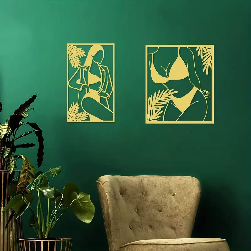 Arte della parete del soggiorno moderno, arte della parete in metallo dorato, decorazioni artistiche in metallo, arte della parete in metallo, decorazioni in ferro, regalo di arredamento moderno