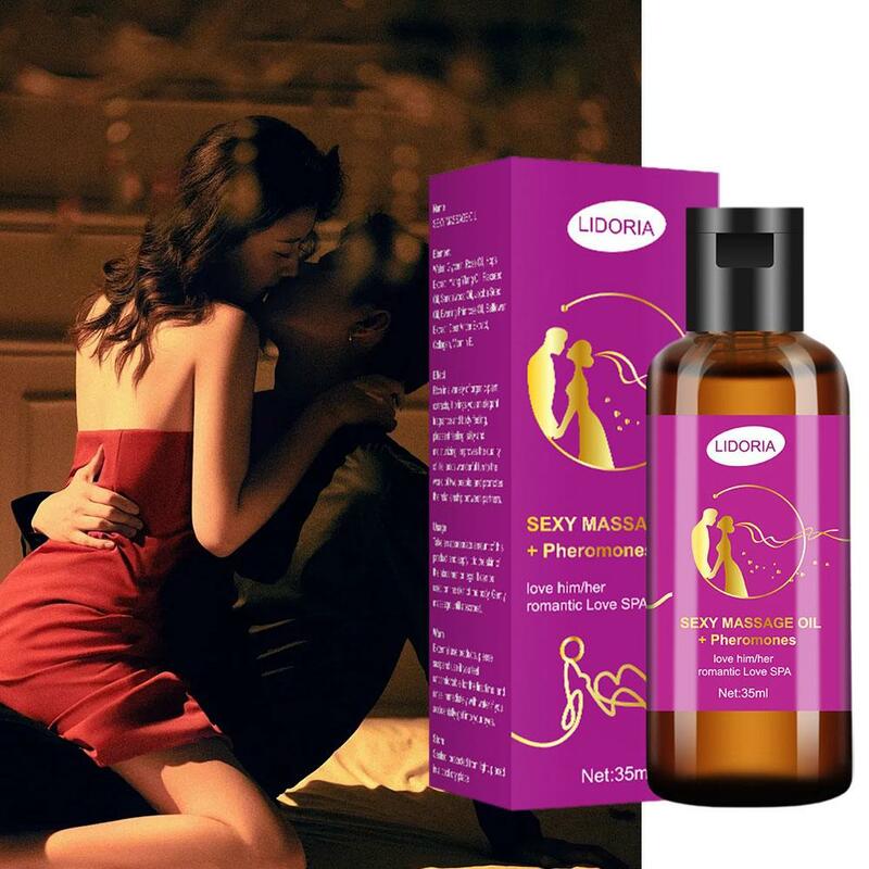 Óleo de rosas natural para adultos, óleo de massagem corporal partes privadas, casal romântico pode usar charme, 35ml