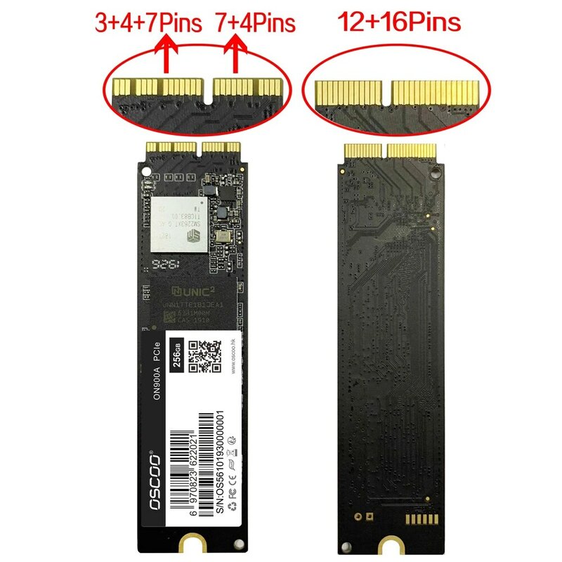 Disque SSD interne, 512 Go, 2 To, Macbook Air A1465, A1466, Macbook Pro A1502, A1398, iMac A1419, A1418, 2013, 2015, 2017