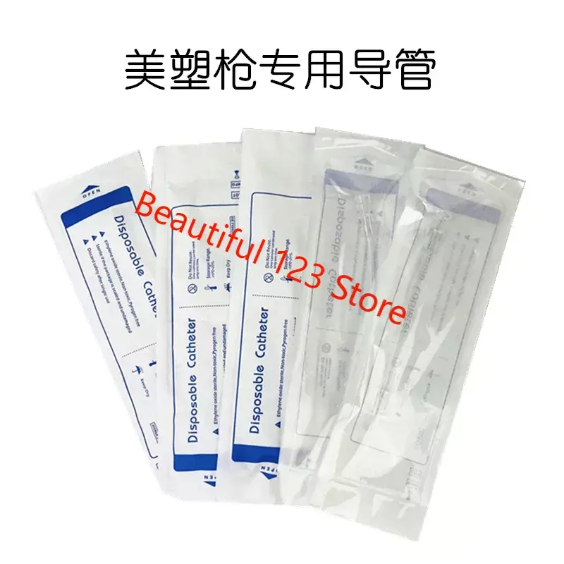 10pcs Disposable Catheter for Mesogun Mesotherapy Injection Water Light Beauty Equipment Consumables Mesotherapy Catheter
