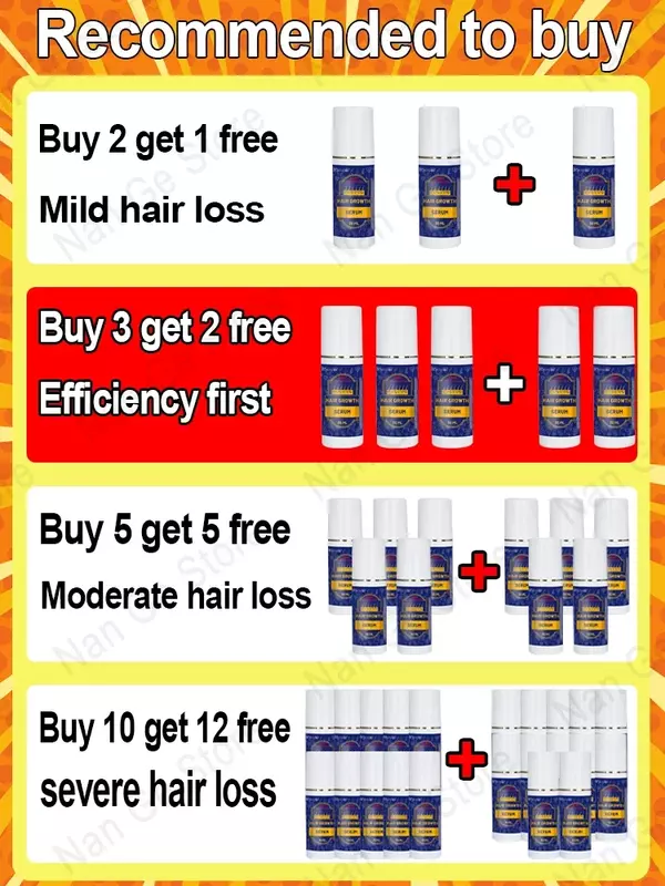 Rosemary Oil Hair Growth Products for Man Women Ginger Anti Hair Loss Fast Regrowth spray Scalp Treatment Hair Care