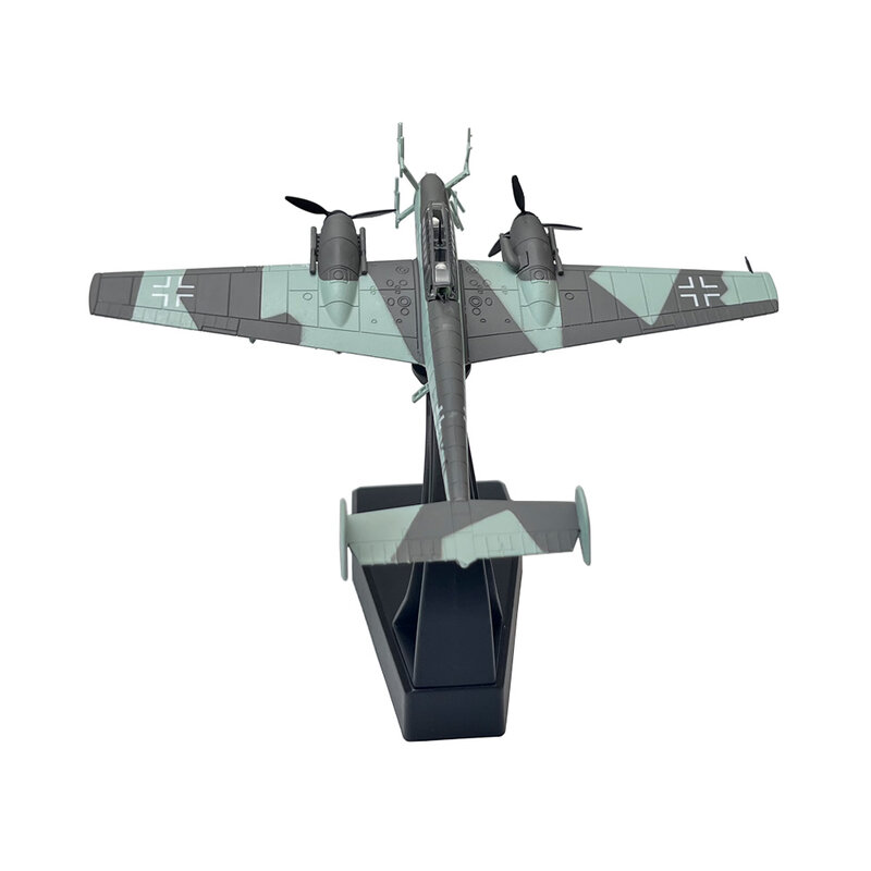 1:100 1/100 Schaal Wwii Duits Messerschmidt Bf110 Gevechtsvliegtuig Diecast Metalen Vliegtuig Vliegtuig Model Jongen Verjaardagscadeau Speelgoed